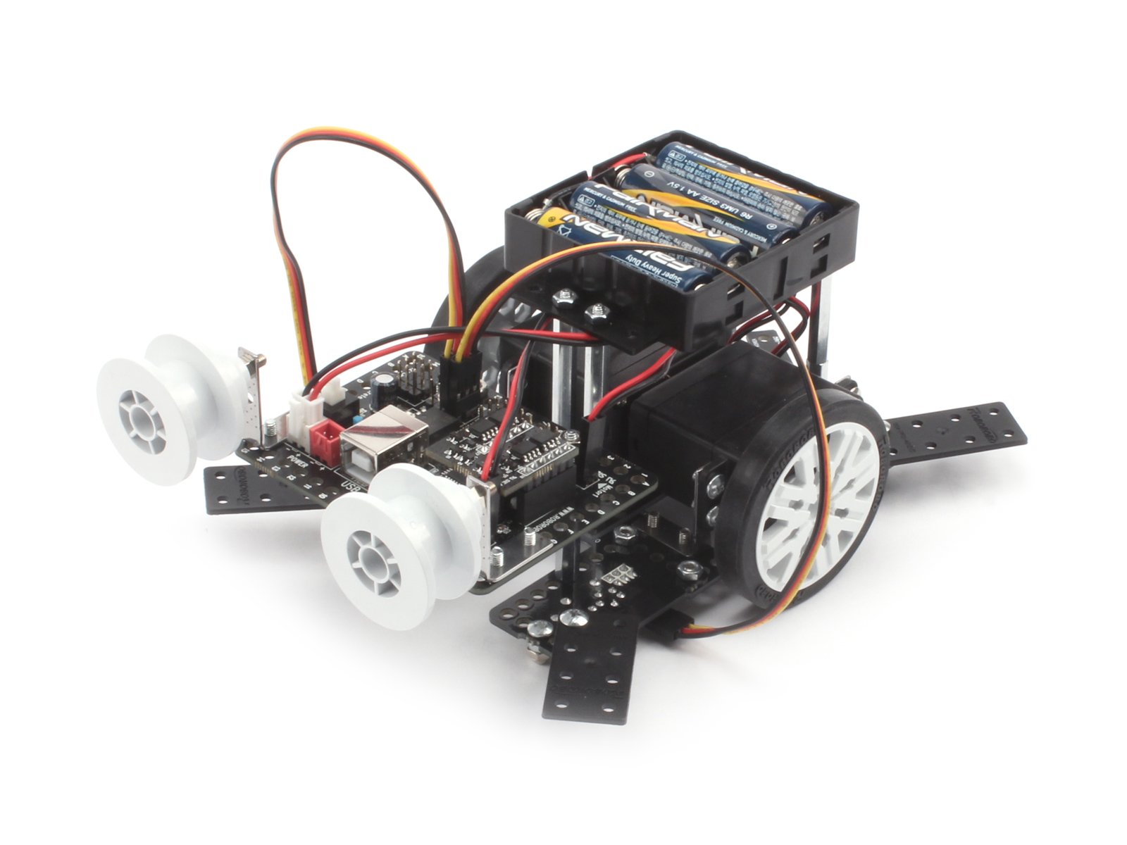 Ресурсный набор Robo Kit 1-2 для изучения гусеничного транспорта и STEM технологий к набору Robo kit 1