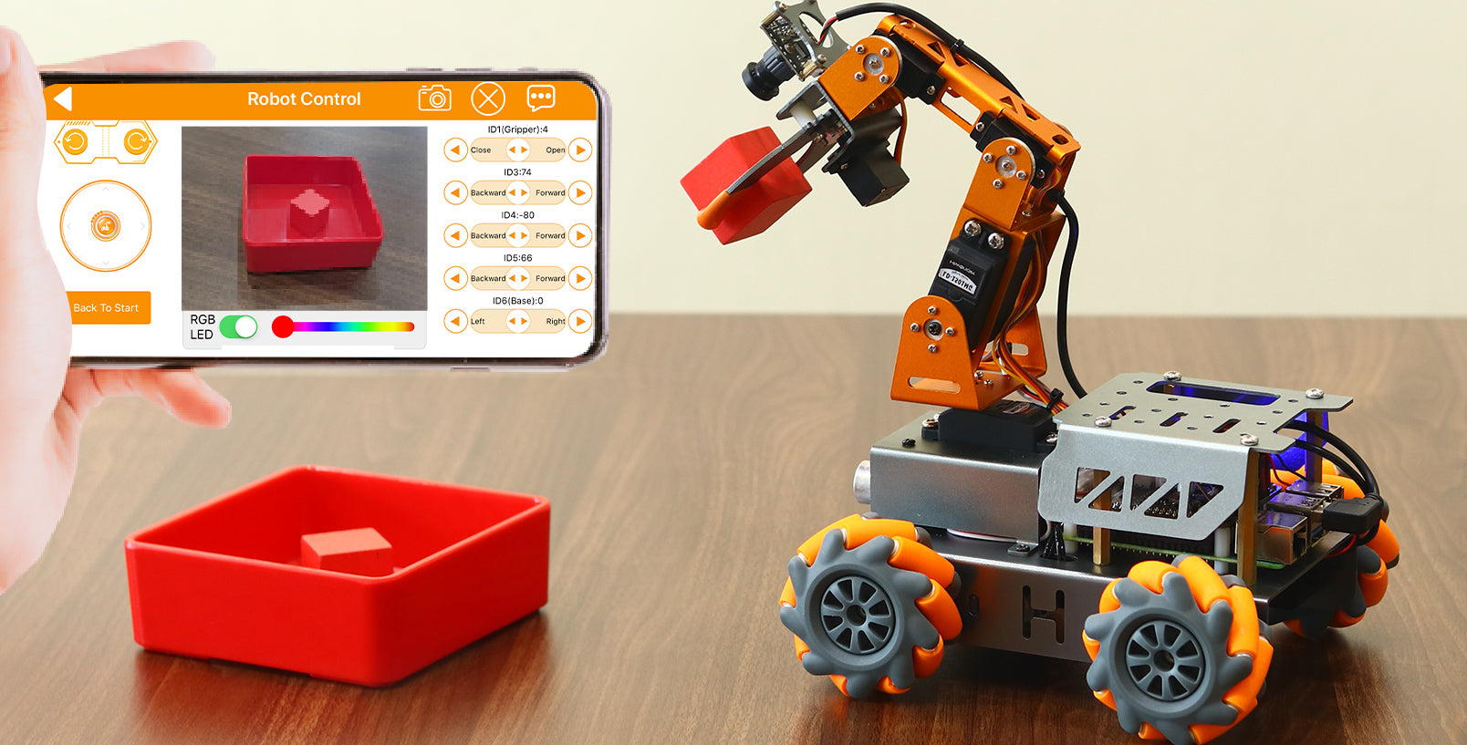 Образовательный набор для изучения мобильных робототехнических систем с возможностью машинного обучения "Мастер ИН". Продвинутый уровень